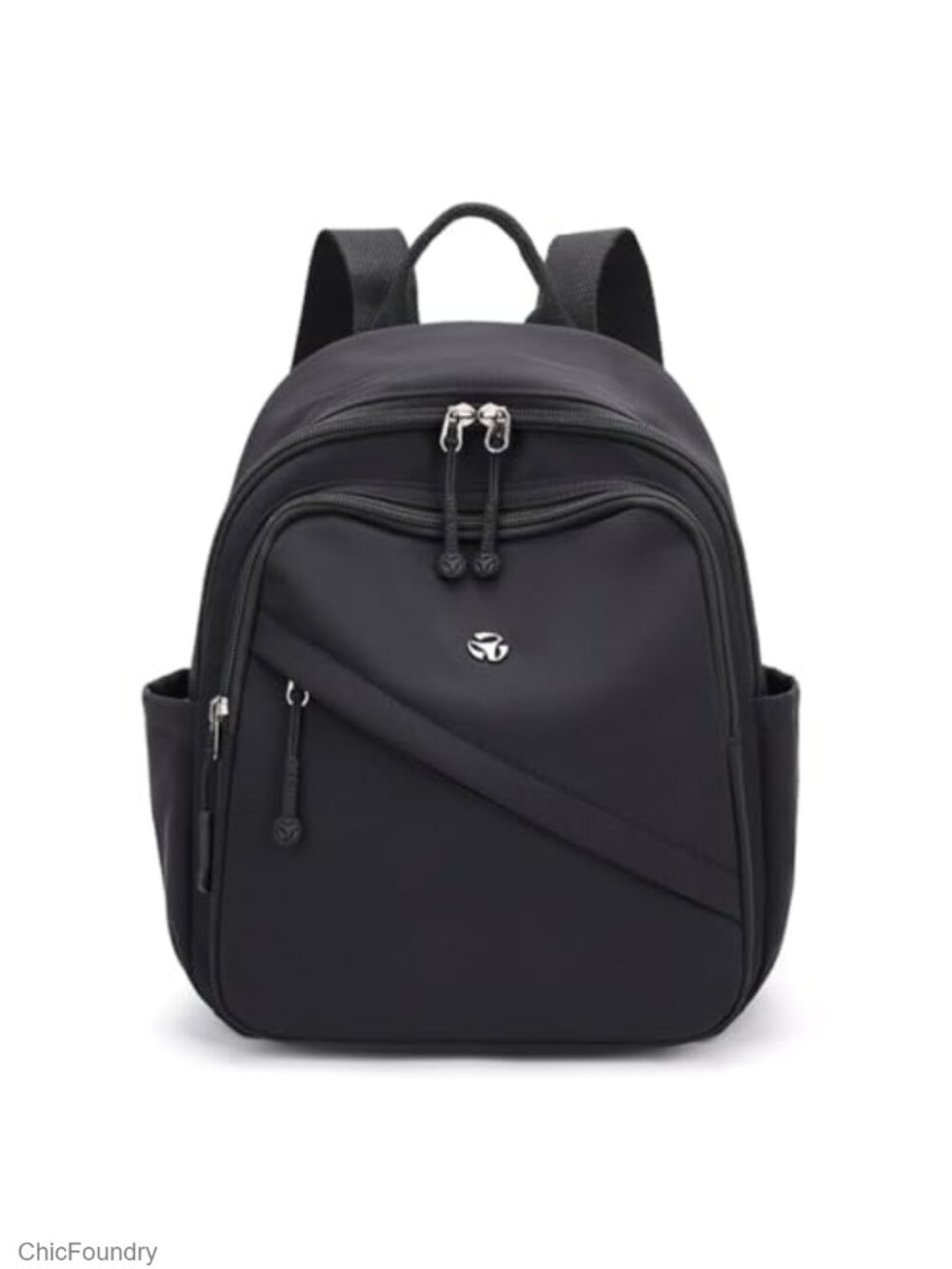 Nylon Mini Backpack Purse for Women - Small Daypack with Multiple Pockets